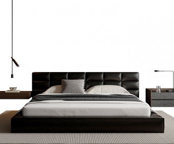 Modern Double Bed-ID:283901937