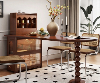 Modern Dining Table And Chairs-ID:379470115
