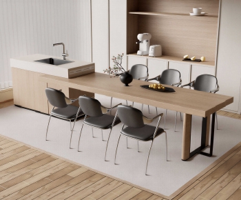 Modern Dining Table And Chairs-ID:697547916