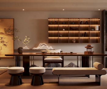 New Chinese Style Tea House-ID:667530062