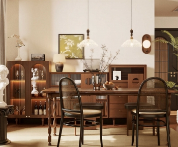 Modern Dining Table And Chairs-ID:860527998