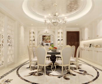 European Style Dining Room-ID:388102054