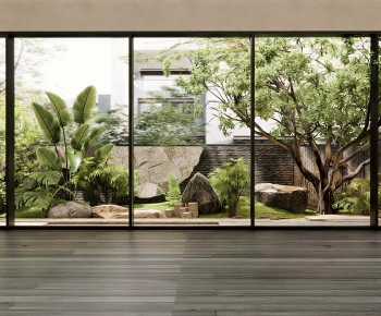 Japanese Style Courtyard/landscape-ID:556159975