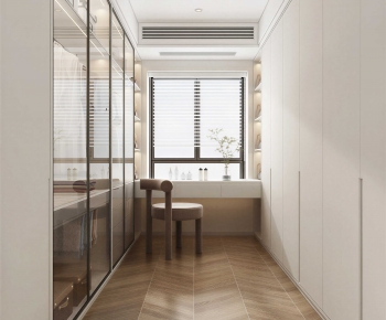 Modern Clothes Storage Area-ID:739710384