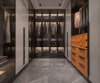Modern Clothes Storage Area-ID:235570918