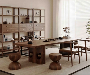 New Chinese Style Tea Tables And Chairs-ID:983479061