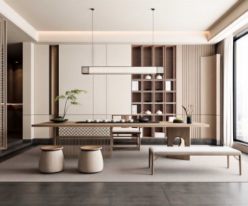 New Chinese Style Tea House-ID:939183003