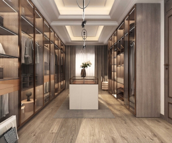 Modern Clothes Storage Area-ID:931159022