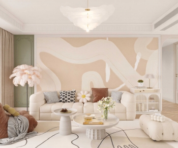 Modern A Living Room-ID:951663977