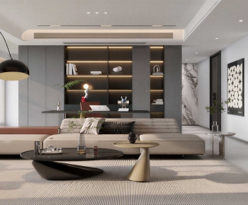 Modern A Living Room-ID:447947037