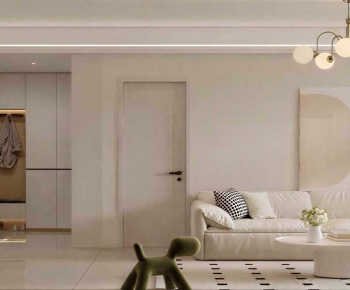 Modern A Living Room-ID:440577984