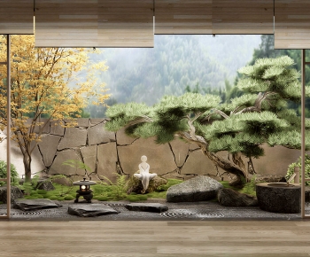 Japanese Style Courtyard/landscape-ID:872860919