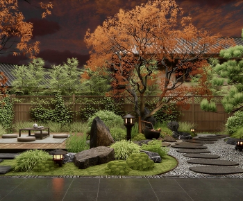 Japanese Style Courtyard/landscape-ID:321522959