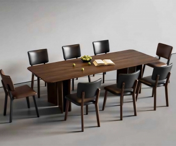 Wabi-sabi Style Dining Table And Chairs-ID:829855927