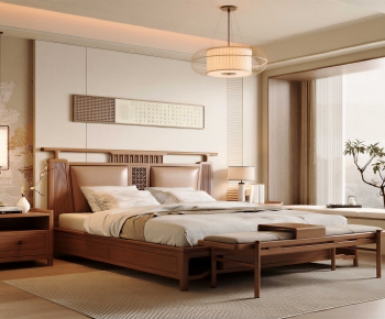 New Chinese Style Bedroom-ID:440499077