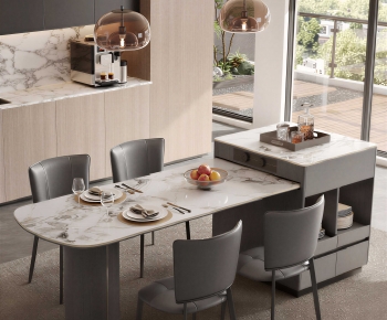 Modern Dining Table And Chairs-ID:506076106