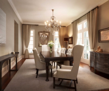American Style Dining Room-ID:886713033