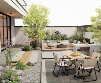 Modern Courtyard/landscape-ID:541488896