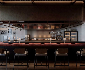 Modern Barbecue Restaurant-ID:257810129