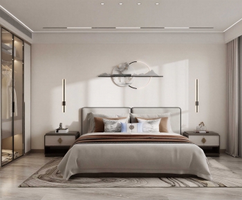 New Chinese Style Bedroom-ID:760585079