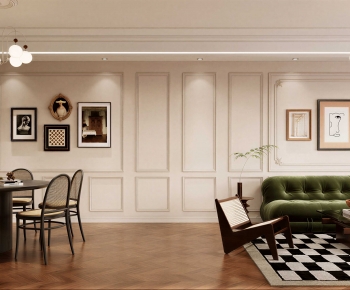 Modern A Living Room-ID:878432993