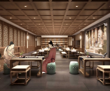 New Chinese Style Teahouse Tea House-ID:401242978