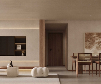 Wabi-sabi Style A Living Room-ID:996150025