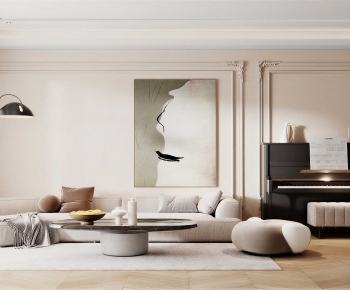 Modern A Living Room-ID:420578004