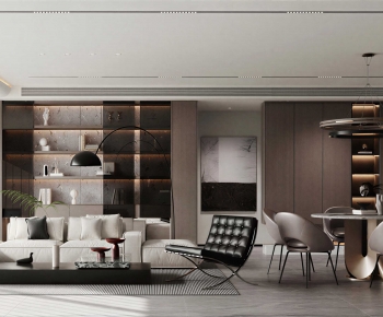 Modern A Living Room-ID:492229945