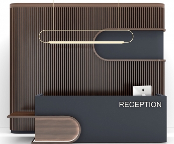 Modern Reception Desk-ID:535017017