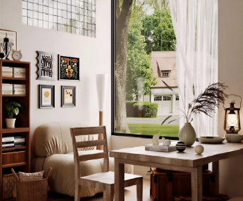 Retro Style Dining Room-ID:342727901