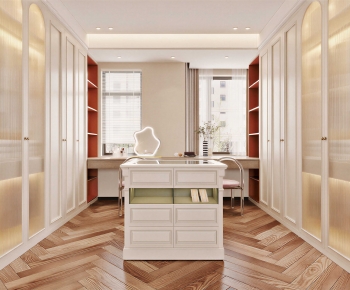 Modern Clothes Storage Area-ID:239346985