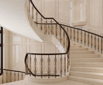 European Style Rotating Staircase-ID:916075943