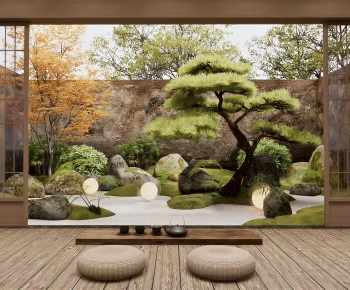 Japanese Style Courtyard/landscape-ID:244155886