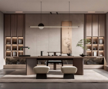 New Chinese Style Tea House-ID:261343968