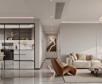 Modern A Living Room-ID:730843075