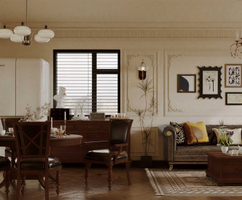 French Style A Living Room-ID:545270925