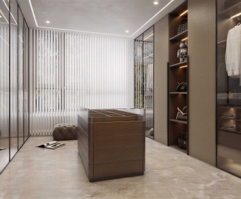 Modern Clothes Storage Area-ID:457428935