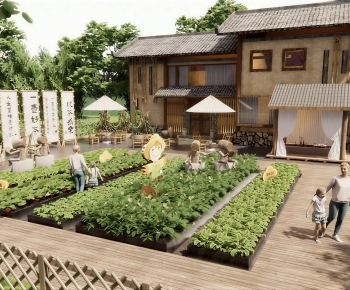 New Chinese Style Courtyard/landscape-ID:436762091