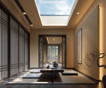 Wabi-sabi Style Tea House-ID:398926978