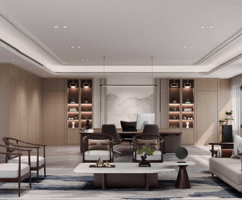 New Chinese Style Manager's Office-ID:623970039