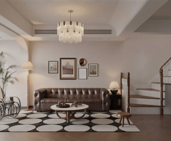 French Style A Living Room-ID:103887082