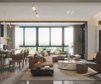 Modern A Living Room-ID:935004951