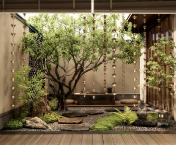 Japanese Style Courtyard/landscape-ID:580570774