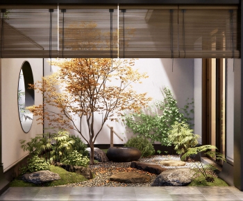 Japanese Style Courtyard/landscape-ID:573952918