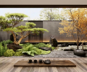 Japanese Style Courtyard/landscape-ID:687632083