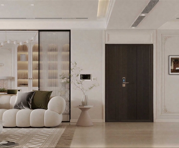 Modern A Living Room-ID:672796965