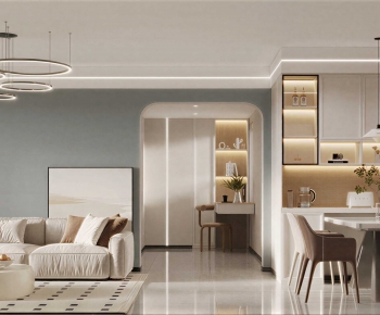 Modern A Living Room-ID:659248882