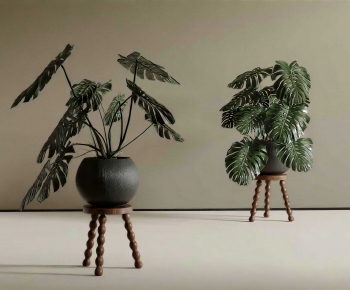 Modern Ground Green Plant Potted Plants-ID:420840023