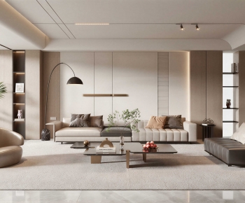 Modern A Living Room-ID:647521011